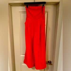 Red jumpsuit
